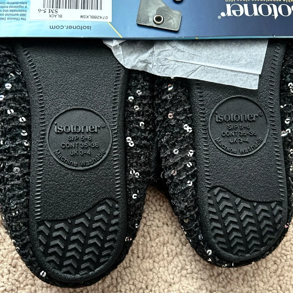 🆕 Isotoner Black Ballerina Slippers